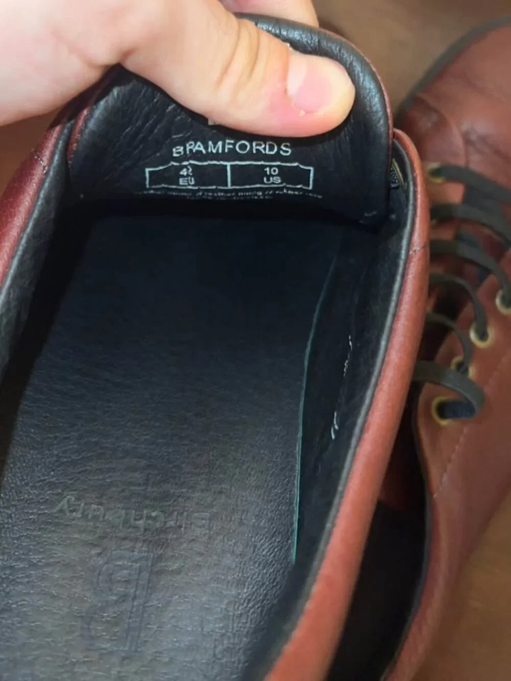 Birchbury Bramfords Leather Shoes Mens 10 US